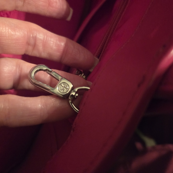 Tory Burch Pink Leather Tote Bag - Picture 9 of 12